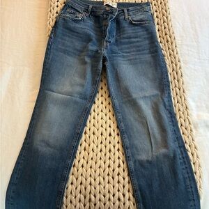 We The Free Blue Straight Leg Women's Jeans